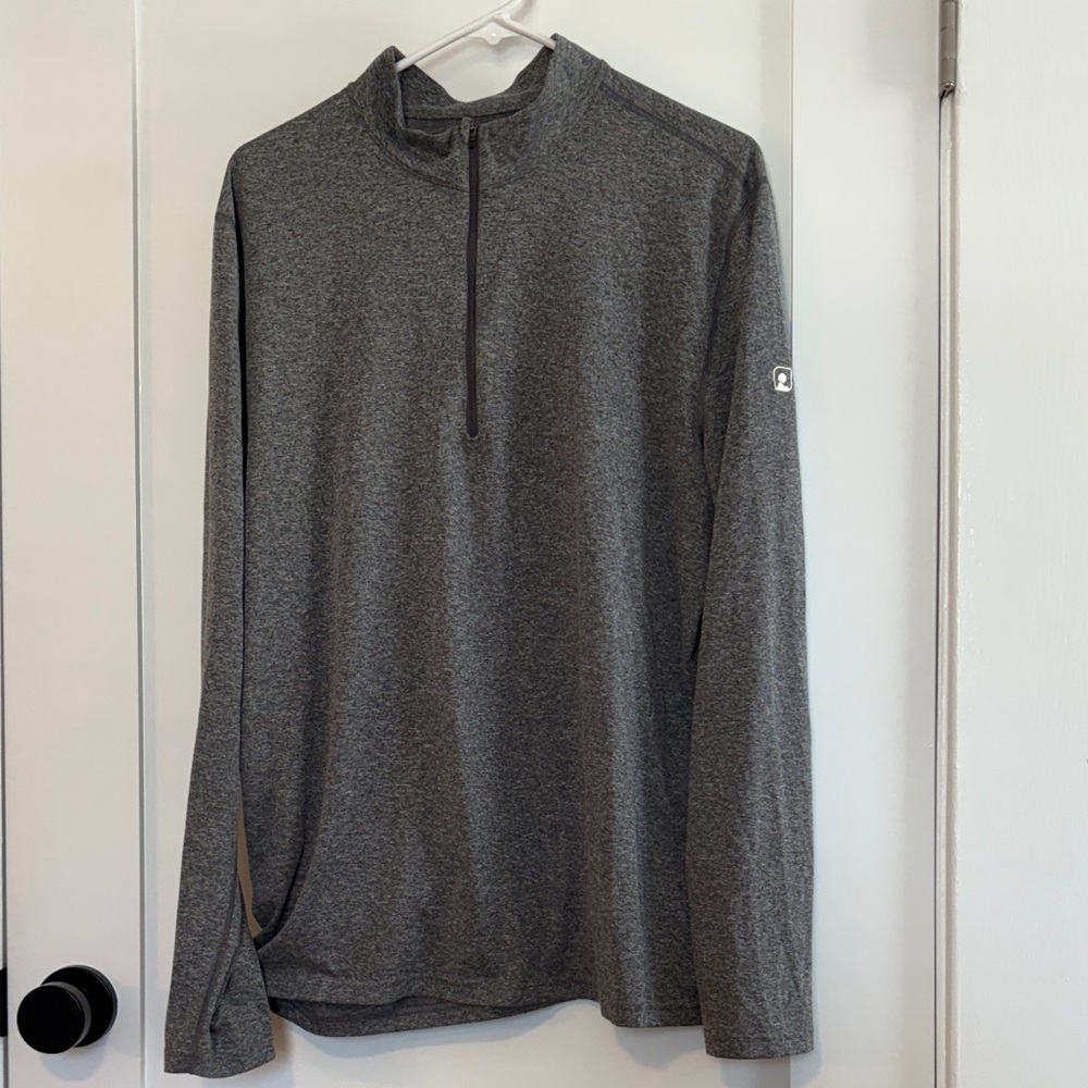 Eastern Mountain Sports Techwick Heather Gray Pullover